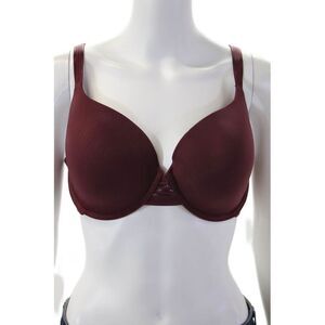 Le Mystère Womens Under Wire Full Coverage Bra Red Size 36 DD